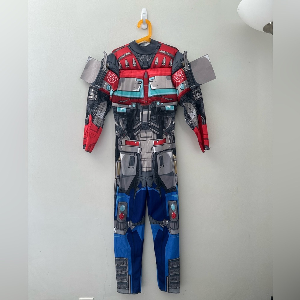 Red and Blue Transforme Costume size 8 to 10